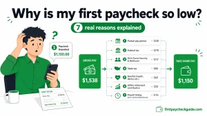 why is my first paycheck so low 7 reasons explained